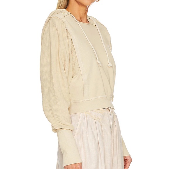 {NWOT} $128 FREE PEOPLE Love Letter Hoodie in Nomadic Desert - Picture 3 of 5